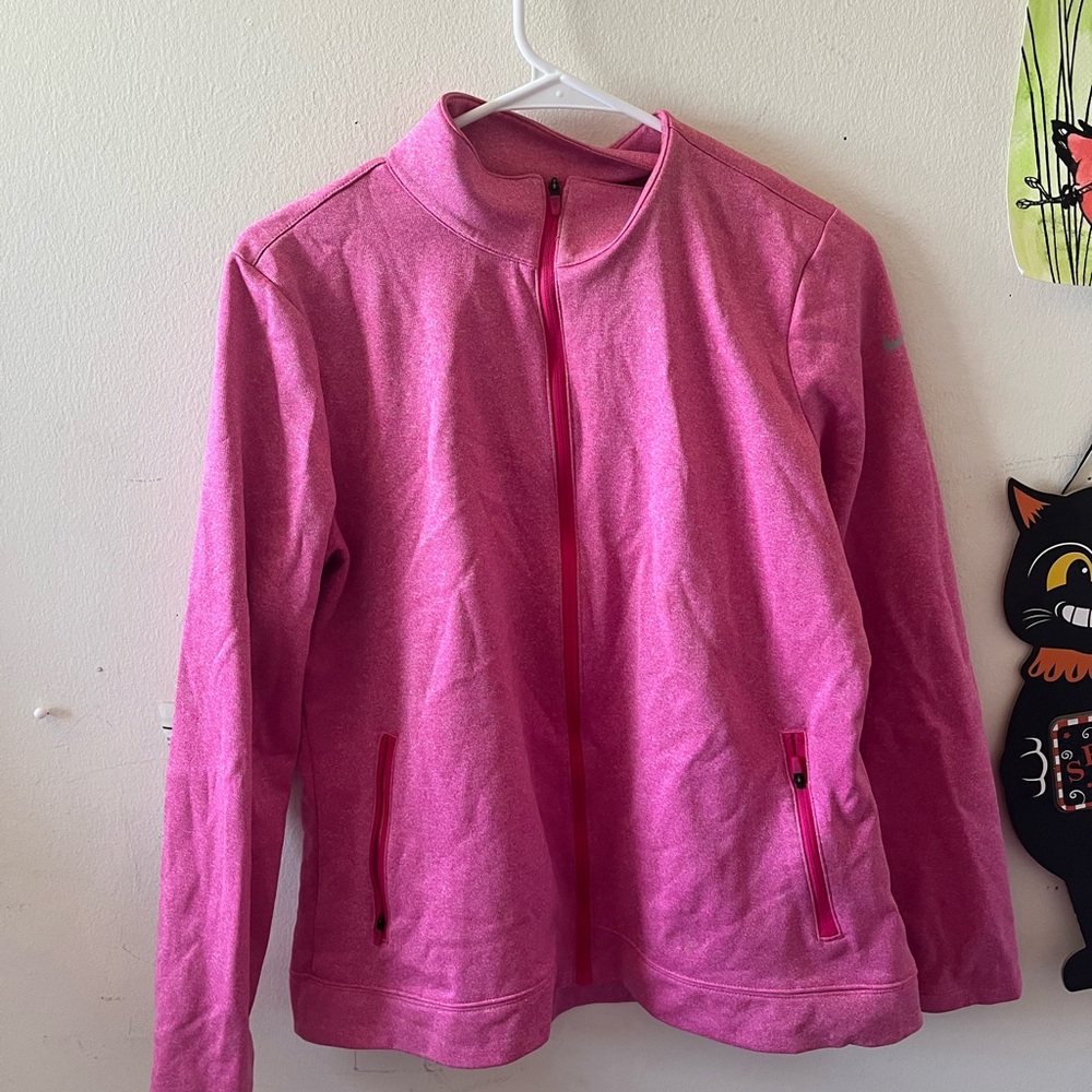 Women pink jacket